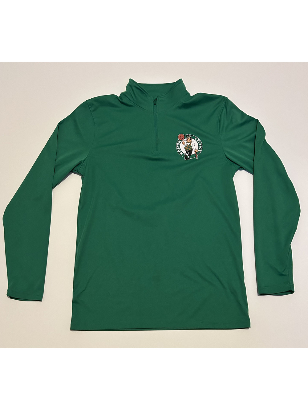 UNK Boston Celtics NBA Quarter Zip Pullover Men's Small Green